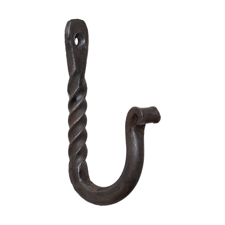 Wrought Iron Twisted Wall Hook